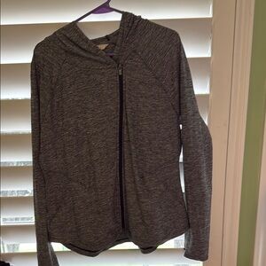 Athleta size XL asymmetrical long sleeved lightweight jacket